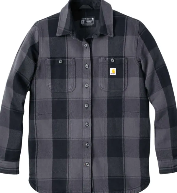 Carhartt Workwear Carhartt Loose Fit Twill Shirt Jacket naisten paita, Black| Flanelli- Ja Kauluspaidat
