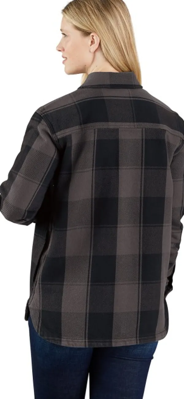 Carhartt Workwear Carhartt Loose Fit Twill Shirt Jacket naisten paita, Black| Flanelli- Ja Kauluspaidat