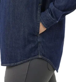 Carhartt Workwear Flanelli- Ja Kauluspaidat^Carhartt Midweight Denim L/S Shirt Zion naisten farkkupaita