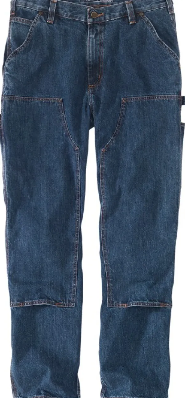 Carhartt Workwear Retkeilyhousut^Carhartt M's Double-Front Logger Jean Canal