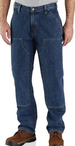 Carhartt Workwear Retkeilyhousut^Carhartt M's Double-Front Logger Jean Canal