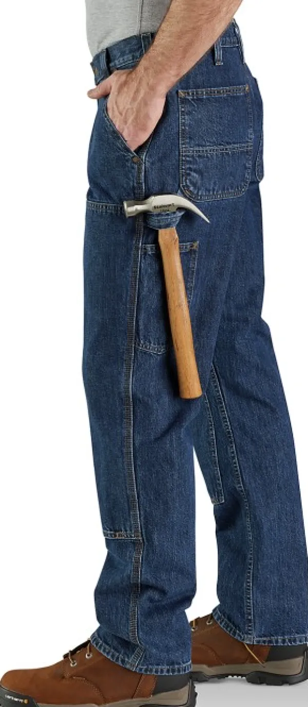 Carhartt Workwear Retkeilyhousut^Carhartt M's Double-Front Logger Jean Canal