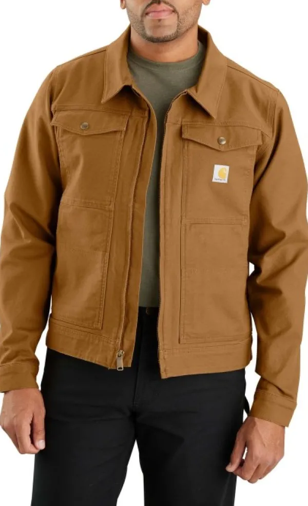 Carhartt Workwear Ulkoilutakit^Carhartt M's Duck Relaxed Fit Jacket Carhartt® Brown