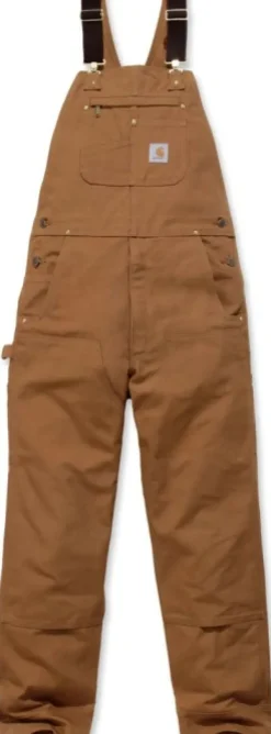 Carhartt Workwear Carhartt M's Duck Bib Overall Carhartt® Brown| Vapaa-ajan Housut