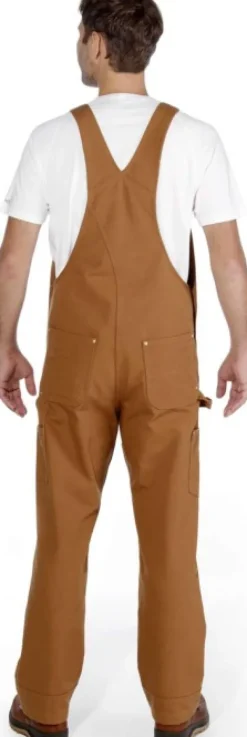 Carhartt Workwear Carhartt M's Duck Bib Overall Carhartt® Brown| Vapaa-ajan Housut
