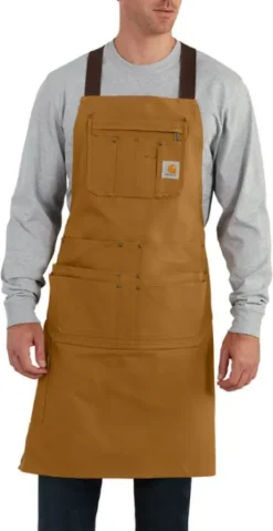 Carhartt Workwear Carhartt M's Firm Duck Apron Carhartt® Brown| Ruoanlaittovälineet