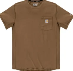 Carhartt Workwear T-paidat Ja Pikeepaidat^Carhartt M's Force Pocket S/S T-Shirt Carhartt® Brown