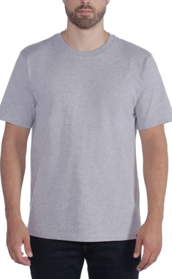 Carhartt Workwear Carhartt Non-Pocket Short Sleeve t-paita, harmaa| T-paidat Ja Pikeepaidat