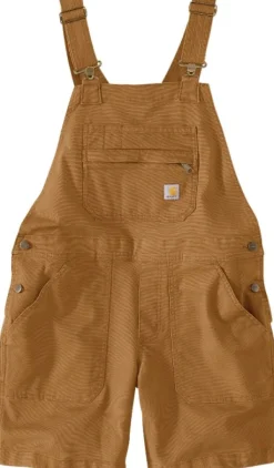 Carhartt Workwear Carhartt Relaxed Fit Canvas Shortall naisten shortsit, Carhartt Brown| Shortsit