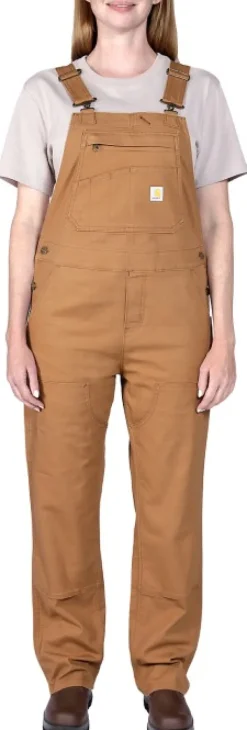 Carhartt Workwear Carhartt Relaxed Fit Denim Bib Overal naisten haalarit, Carhartt® Brown| Haalarit