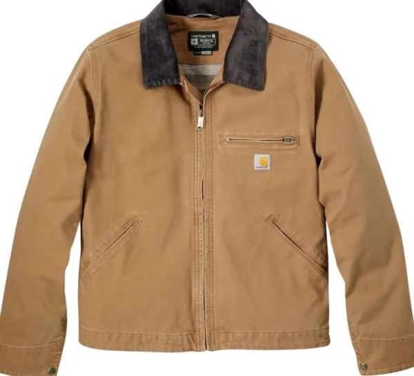 Carhartt Workwear Carhartt Relaxed Fit Duck Detroit Jacket takki, Carhartt® Brown| Ulkoilutakit
