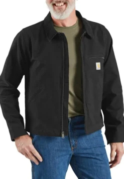 Carhartt Workwear Carhartt Relaxed Fit Duck Detroit Jacket takki, Black| Ulkoilutakit