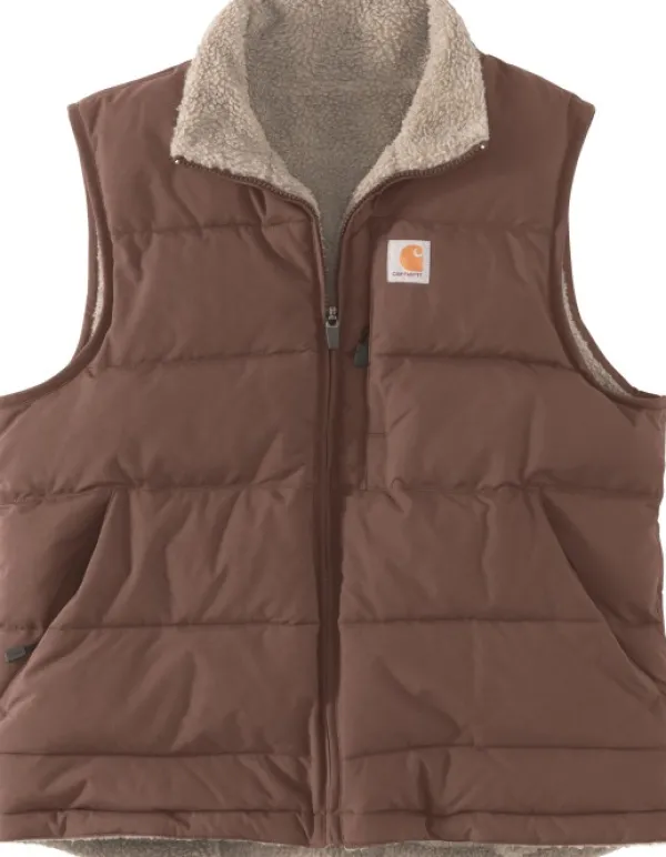Carhartt Workwear Carhartt Relaxed Midweight Utility Vest naisten käännettävä liivi, Nutmeg| Liivit