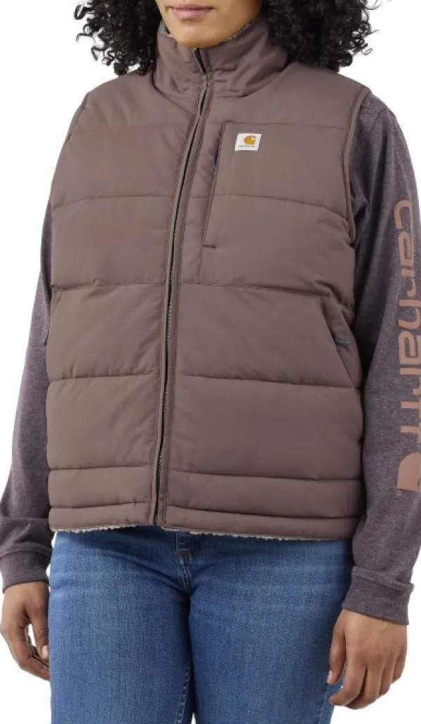 Carhartt Workwear Carhartt Relaxed Midweight Utility Vest naisten käännettävä liivi, Nutmeg| Liivit