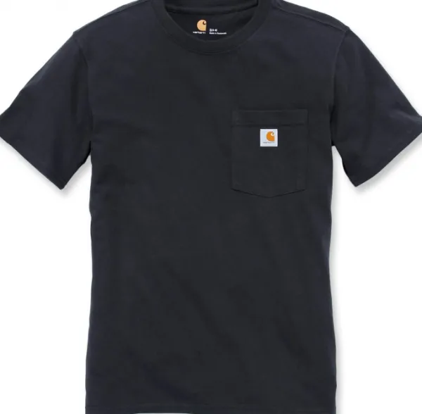 Carhartt Workwear T-paidat Ja Pikeepaidat^Pocket naisten t-paita, musta