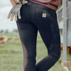 Carhartt Workwear Retkeilyhousut^Carhartt W's Force Utility naisten legginsit, musta