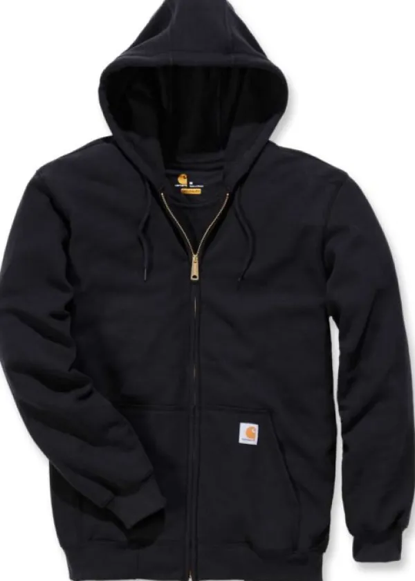 Carhartt Workwear Pitkähihaiset Paidat^Carhartt Zip Hooded Sweatshirt huppari, musta