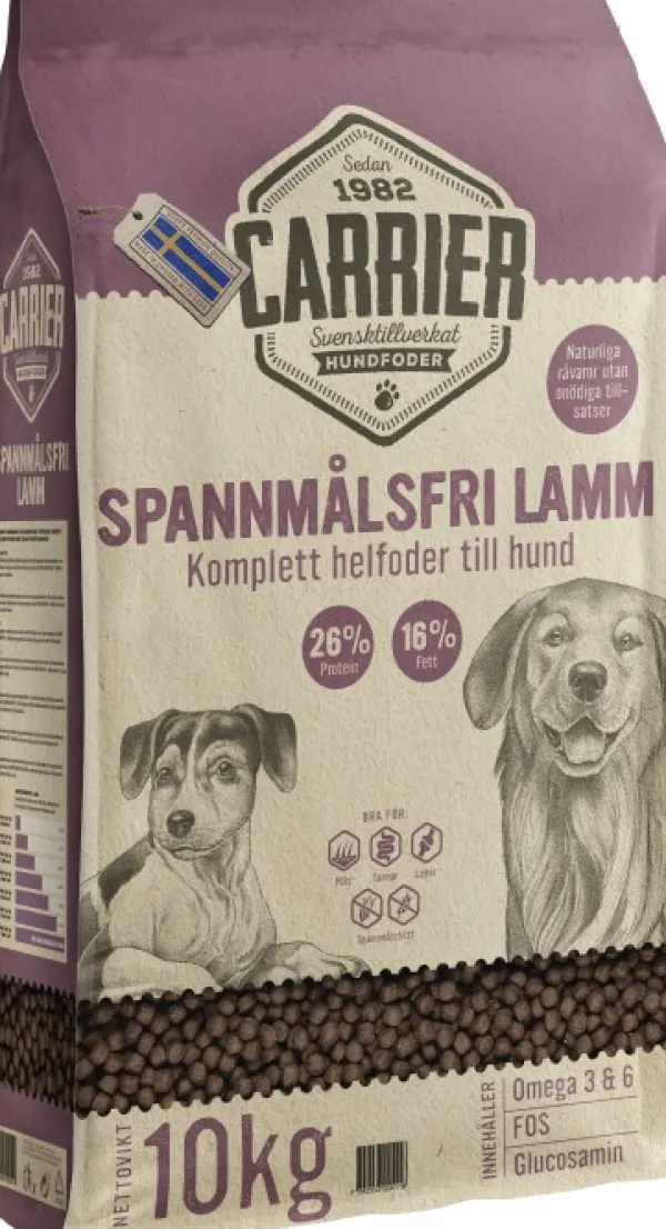 Carrier Koiran Kuivaruoka^viljaton karitsa 10 kg