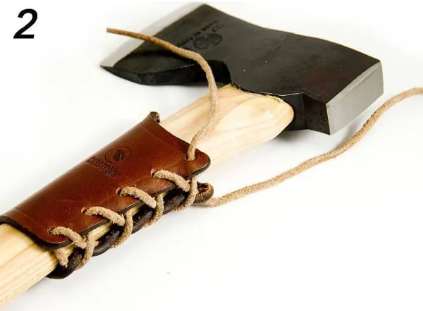 Casström Kotelot Ja Tarvikkeet^Guard kirveen varsisuoja, Cognac