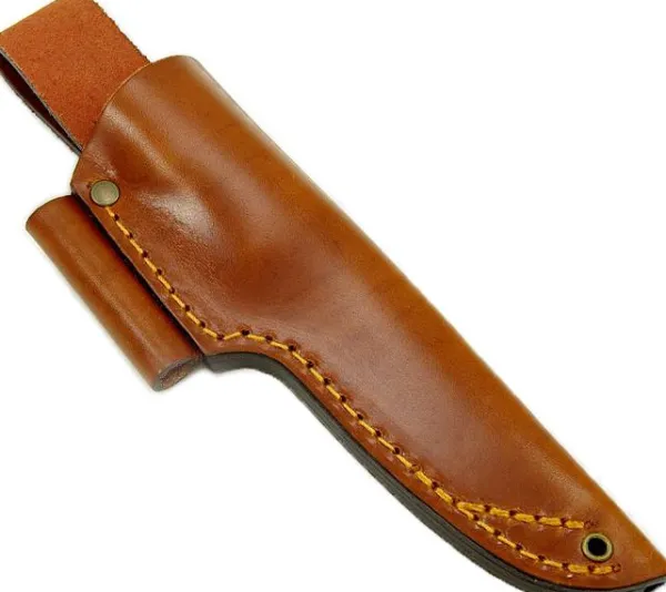 Casström No.10 Bushcraft Swedish Forest Knife tuppi, Cognac| Kotelot Ja Tarvikkeet