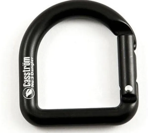 Casström No.3 Dangler karbiinihaka, musta| Kotelot Ja Tarvikkeet