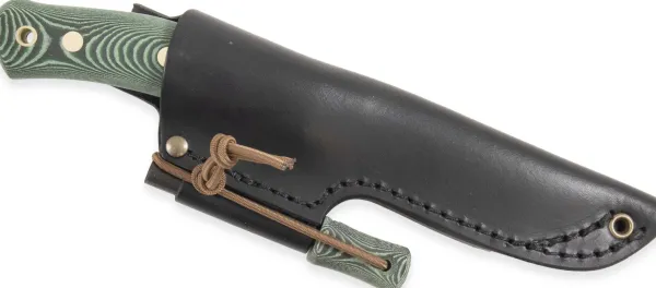 Casström Fileerausveitset^No.10 Swedish Forest Knife Sleipner puukko kipinäraudalla, Micarta/Scandi