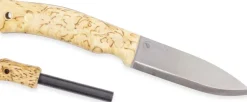 Casström No.10 Swedish Forest Knife Sleipner puukko kipinäraudalla, Masur/Scandi| Fileerausveitset