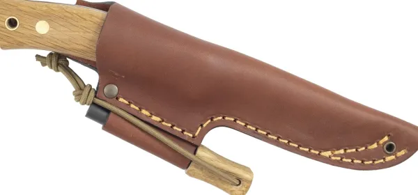 Casström Fileerausveitset^No.10 Swedish Forest Knife Sleipner puukko kipinäraudalla, Oak/Scandi