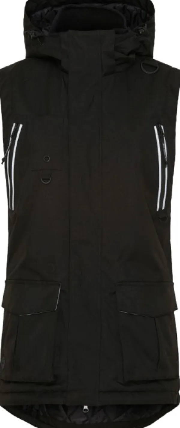 Catago Koiranohjaajan Vaatteet^Trainer Winter Vest naisten liivi, Black