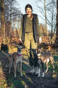 Catago Koiranohjaajan Vaatteet^Trainer Winter Vest naisten liivi, Black