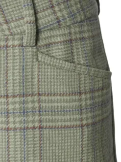 Chevalier Advie Tweed Breeks naisten polvihousut, Willow Green Checked| Metsästyshousut/Polvihousut Metsästykseen