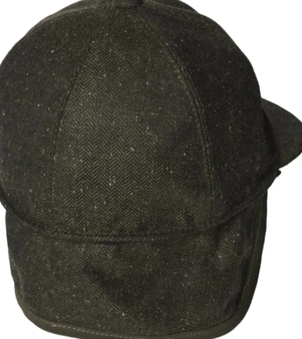 Chevalier Blake Cap metsästyslippis, unisex, Dark Green Harringbone| Metsästysasusteet/Metsästyslippikset