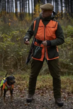 Chevalier Chase -koirankouluttajan liivi, unisex, oranssi| Koiranohjaajan Vaatteet