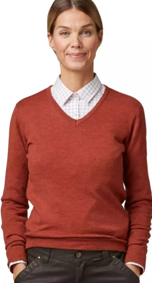 Chevalier Gart Merino Lady Sweater naisten villapaita, oranssi| Metsästysliivit/Fleeceliivit