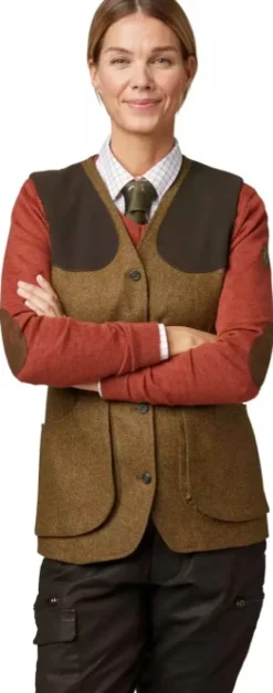 Chevalier Gart Merino Lady Sweater naisten villapaita, oranssi| Metsästysliivit/Fleeceliivit