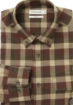 Chevalier Metsästyspaidat^Heron Flannel Shirt paita, Holly Green Checked