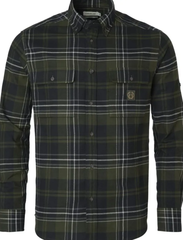 Chevalier Metsästyspaidat^Heron Flannel Shirt Men flanellipaita, vihreä
