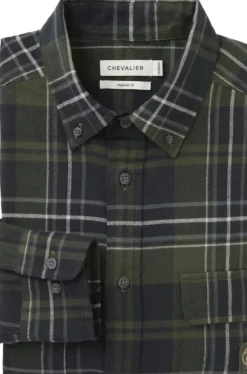 Chevalier Metsästyspaidat^Heron Flannel Shirt Men flanellipaita, vihreä