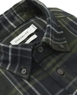 Chevalier Metsästyspaidat^Heron Flannel Shirt Men flanellipaita, vihreä