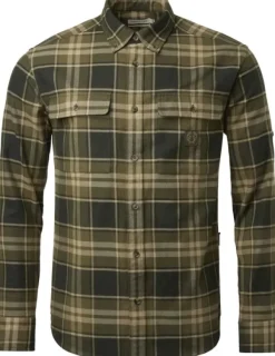 Chevalier Heron Flannel Shirt paita, Evergreen Checked| Metsästyspaidat