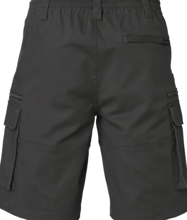 Chevalier Shortsit^Jay Shorts puuvillaiset shortsit, tummanharmaa