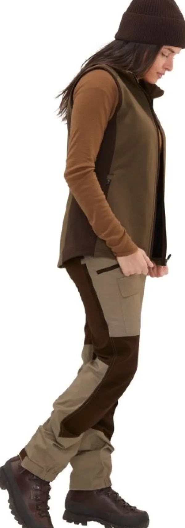 Chevalier Liivit^Lenzie Fleece Vest Naisten Tobacco/Brown