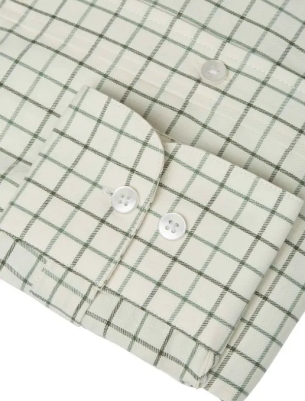 Chevalier Metsästyspaidat^Luton Shooting Fit Shirt paita, Hunter Green Tattersall