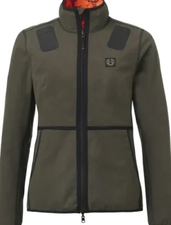 Chevalier Koiranohjaajan Vaatteet^Mist Windblocker Reversible Jacket käännettävä naisten metsästystakki, High Vis Orange Deer