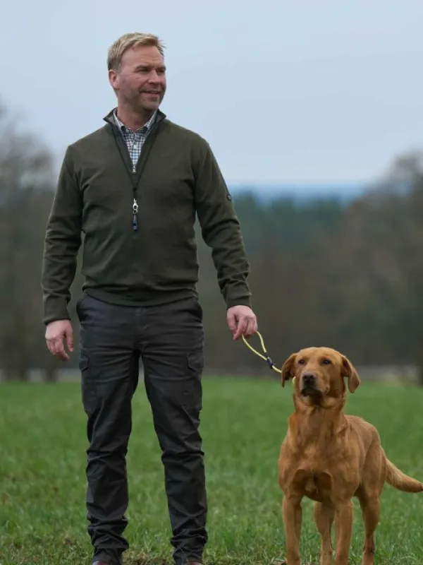 Chevalier M's Aston Half Zip Merino Pullover Leather Brown| Metsästysliivit/Fleeceliivit