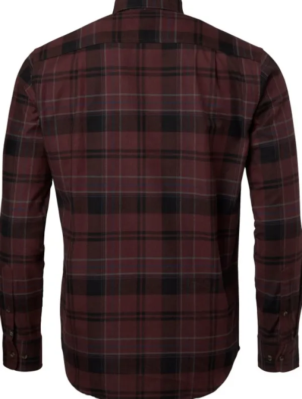 Chevalier Metsästyspaidat^M's Willow Flannel Shirt Wine Red Checked