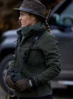 Chevalier Metsästystakit/Softshell- Ja Tuulenpitävät Takit Metsälle^Nimrod Windblocker naisten takki, tummanvihreä