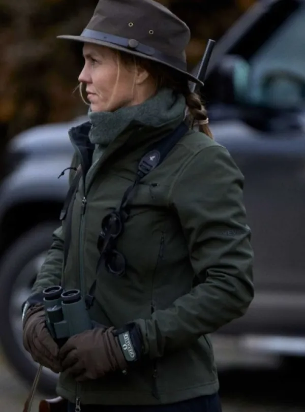 Chevalier Metsästystakit/Softshell- Ja Tuulenpitävät Takit Metsälle^Nimrod Windblocker naisten takki, tummanvihreä