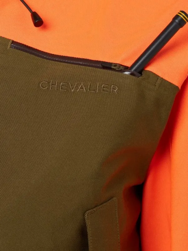 Chevalier Koiranohjaajan Vaatteet^Noux -metsästystakki, vihreä-oranssi
