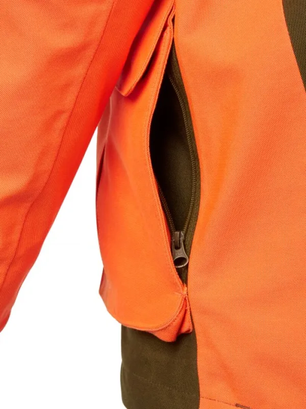 Chevalier Koiranohjaajan Vaatteet^Noux -metsästystakki, vihreä-oranssi